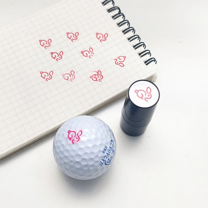 1Pc Golf Ball Stamper Eagle Pattern Stamp Impression Seal Marker Quick-Dry Plastic Multicolors Personalize Your Golf Balls