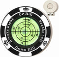 Golf Green Reader, Golf Ball Marker with High Precision Horizontal Bubble, Putt Aid Golf Accessories Tool Men Women